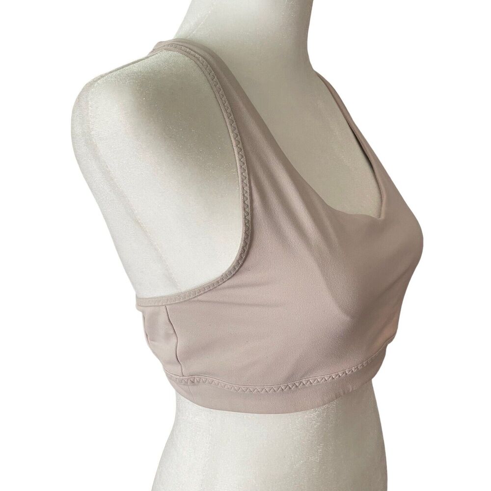 Athleta Small Transcendence Sports Bra Powervita A-C Cup Light Pink - Picture 9 of 9